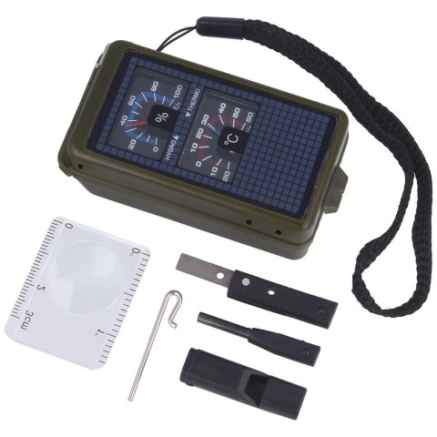 Kompas Dingo Green Outdoor Compass z akcesoriami outdoorowymi (33755) Barbaric by Martinez Albainox