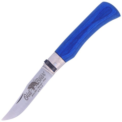 Nóż Antonini Old Bear Laminated Blue Wood, Satin Stainless (9307/21_MBK) Old Bear by Antonini Italy