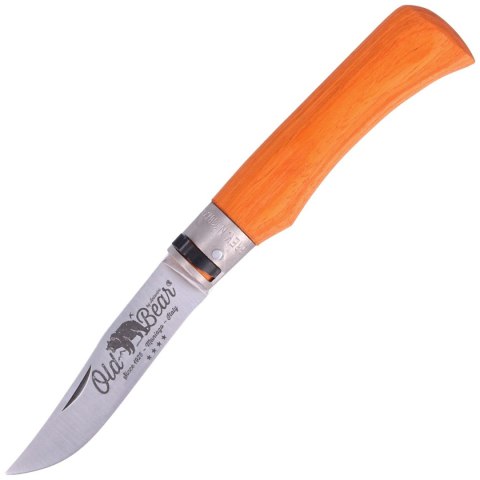 Nóż Antonini Old Bear Laminated Orange Wood, Satin Stainless (9307/21_MOK) Old Bear by Antonini Italy