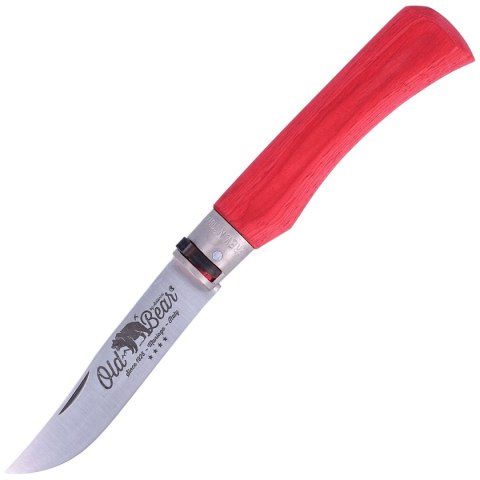 Nóż Antonini Old Bear Laminated Red, Satin Stainless (9307/23_MRK) Old Bear by Antonini Italy