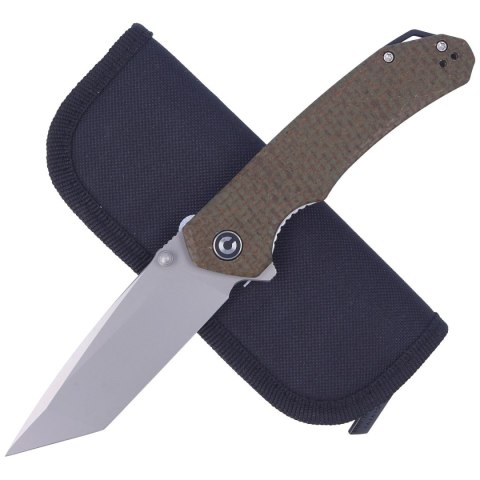 Nóż CIVIVI Brazen Green Coarse Micarta, Silver Bead Blasted (C2023F) Civivi by WE Knife