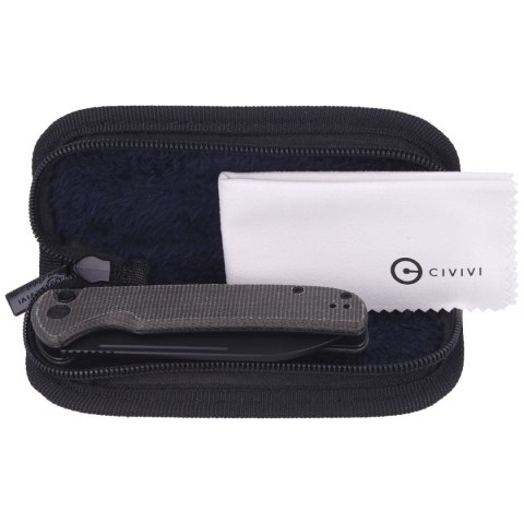 Nóż CIVIVI Chevalier Dark Green Micarta, Black Stonewashed (C20022-2) Civivi by WE Knife
