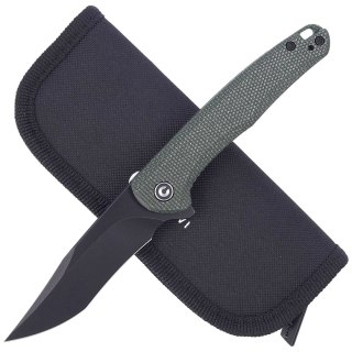 Nóż CIVIVI Mini Sandbar Green Micarta, Black Stonewashed by Eric Ochs (C20011-3) Civivi by WE Knife