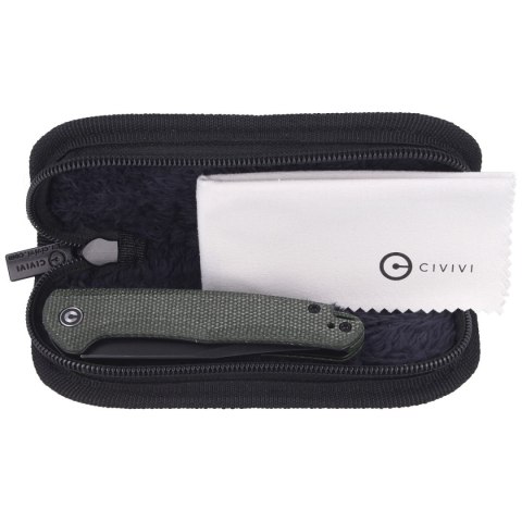 Nóż CIVIVI Mini Sandbar Green Micarta, Black Stonewashed by Eric Ochs (C20011-3) Civivi by WE Knife
