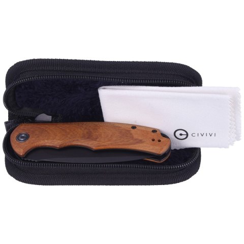 Nóż CIVIVI Praxis Cuibourtia Wood, Black Stonewashed (C803H) Civivi by WE Knife