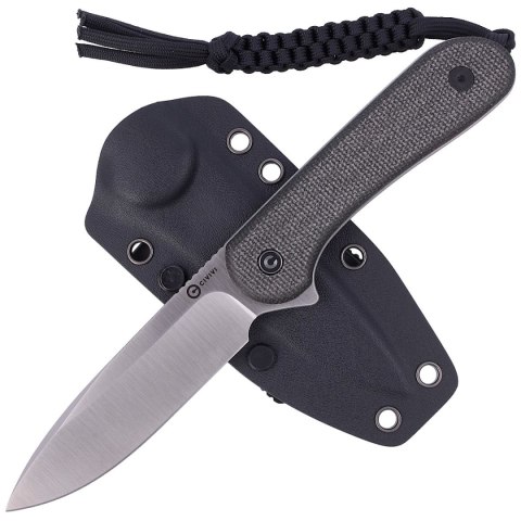 Nóż Civivi Elementum Fixed Tactical Dark Green Micarta, Satin D2 (C2105B) Civivi by WE Knife