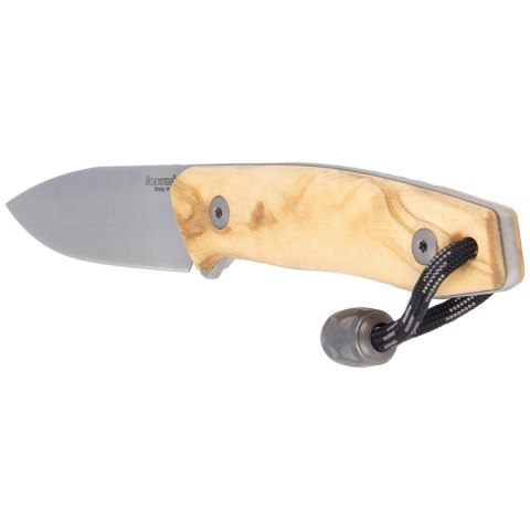 Nóż LionSteel Bushcraft Olive Wood, Satin Blade (M1 UL) LionSteel