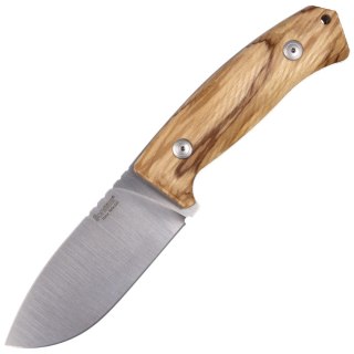 Nóż LionSteel Bushcraft Olive Wood, Satin Blade (M3 UL) LionSteel