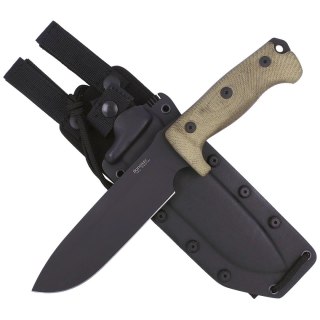 Nóż LionSteel M7B, Green Micarta, Black Sleipner (M7B CVG) LionSteel