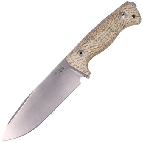 Nóż LionSteel T6 Natural Micarta, Satin K490 (T6 CVN) LionSteel