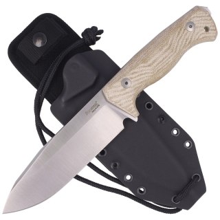 Nóż LionSteel T6 Natural Micarta, Satin K490 (T6 CVN) LionSteel