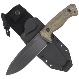 Nóż LionSteel T6B Green Micarta, Old Black K490 (T6B CVG) LionSteel