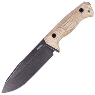 Nóż LionSteel T6B Natural Micarta, Old Black K490 (T6B CVN) LionSteel