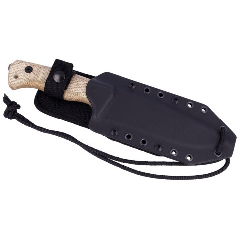 Nóż LionSteel T6B Natural Micarta, Old Black K490 (T6B CVN) LionSteel