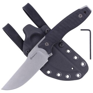 Nóż Maserin L.E.O. Black G10, Stonewashed N690 by Tommaso Rumici (919/G10N) Maserin s.n.c.
