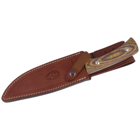 Nóż Muela Jabali Brown Micarta, Satin 170mm (JABALI-17G) Muela