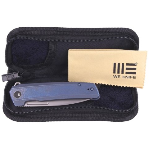 Nóż WE Knife Speedster Blue Titanium, Silver Bead Blasted CPM 20CV (WE21021B-3) WE Knife