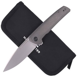 Nóż WE Knife Speedster Gray Titanium, Silver Bead Blasted CPM 20CV (WE21021B-1) WE Knife