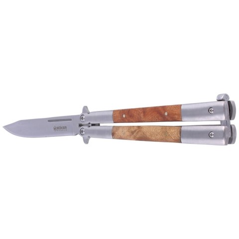 Nóż motylek Böker Magnum Balisong Wood Large (06EX405) Böker GmbH & Co.