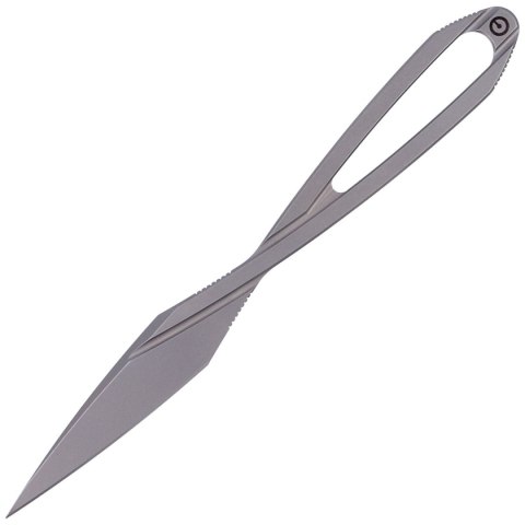 Nóż na szyję CIVIVI D-Art, Silver Bead Blasted D2 by Ostap Hel (C21001-1) Civivi by WE Knife