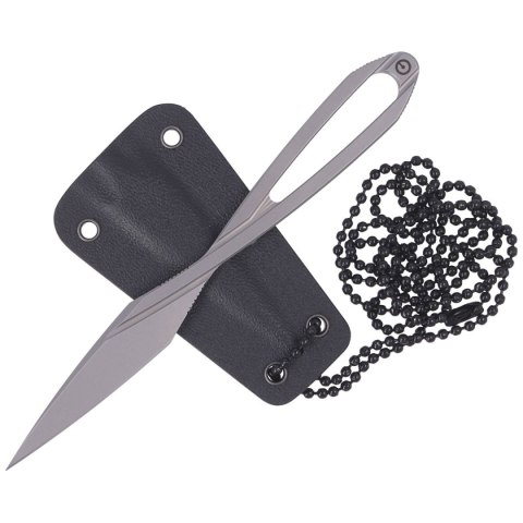 Nóż na szyję CIVIVI D-Art, Silver Bead Blasted D2 by Ostap Hel (C21001-1) Civivi by WE Knife