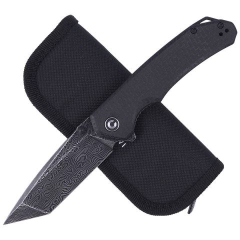 Nóż składany CIVIVI Brazen Black Coarse Micarta, Black Damascus (C2023DS-1) Civivi by WE Knife