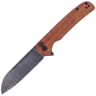 Nóż składany CIVIVI Chevalier Cuibourtia Wood, Black Damascus (C20022-DS1) Civivi by WE Knife