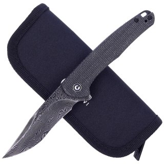 Nóż składany CIVIVI Mini Sandbar Black Micarta, Black Damascus by Eric Ochs (C20011-DS1) Civivi by WE Knife