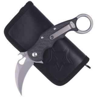 Nóż składany FOX Karambit Titanium / Carbon Fiber, Bead Blasted Elmax (FX-599TiCS) FOX