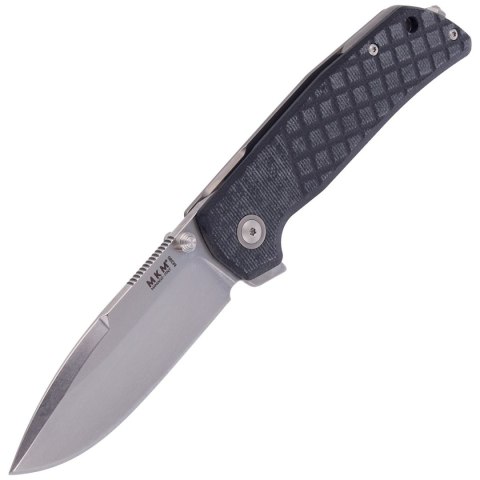 Nóż składany MKM Maximo Black Micarta, Stone Washed by Bob Terzuola (MKMM-BCT) MKM - Maniago Knife Makers