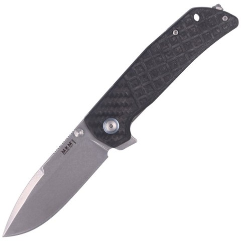 Nóż składany MKM Maximo Carbon Fiber, Stone Washed by Bob Terzuola (MK MM-CT) MKM - Maniago Knife Makers