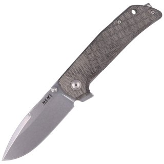 Nóż składany MKM Maximo Green Micarta, Stone Washed by Bob Terzuola (MK MM-GCT) MKM - Maniago Knife Makers