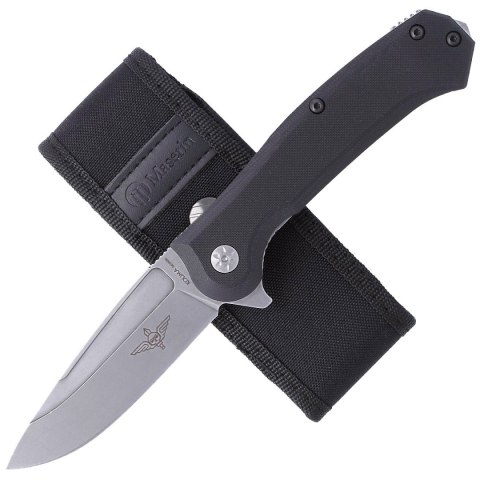 Nóż składany Maserin Police 680 Black G10, Stonewashed N690 by Nicolai Lilin (680/G10N) Maserin s.n.c.