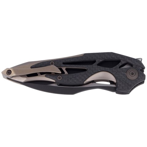 Nóż składany WE Knife Arrakis Champagne Ti / CF, Black M390 by Elijah Isham (906CF-B MYSTERY BOX) WE Knife