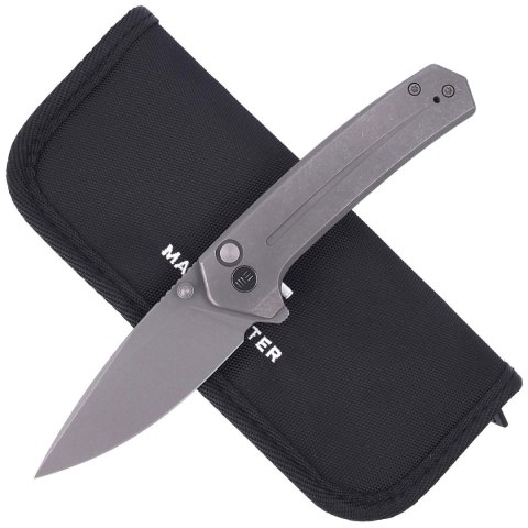 Nóż składany WE Knife Culex Gray Titanium, Gray Stonewashed CPM 20CV (WE21026B-1) WE Knife