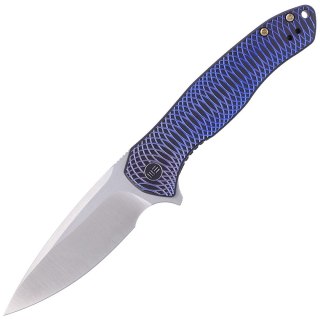 Nóż składany WE Knife Kitefin Blue / Black Titanium, Satin CPM S35VN (2001D) WE Knife