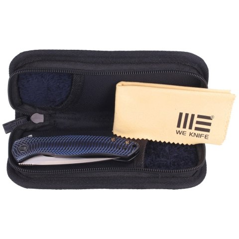 Nóż składany WE Knife Kitefin Blue / Black Titanium, Satin CPM S35VN (2001D) WE Knife