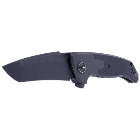 Nóż składany WE Knife Press Check Black Ti / Black G10, Black Stonewashed CPM 20CV by Allen Elishewitz (WE20078A-1) WE Knife