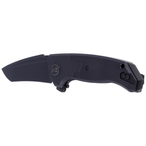 Nóż składany WE Knife Press Check Black Ti / Black G10, Black Stonewashed CPM 20CV by Allen Elishewitz (WE20078A-1) WE Knife