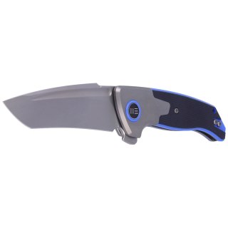 Nóż składany WE Knife Press Check Gray Ti / Black G10, Silver Bead Blasted by Allen Elishewitz (WE20078A-2) WE Knife