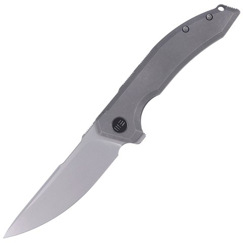 Nóż składany WE Knife Quixotic Gray Titanium, Silver Bead Blasted CPM 20CV (WE21016-1) WE Knife