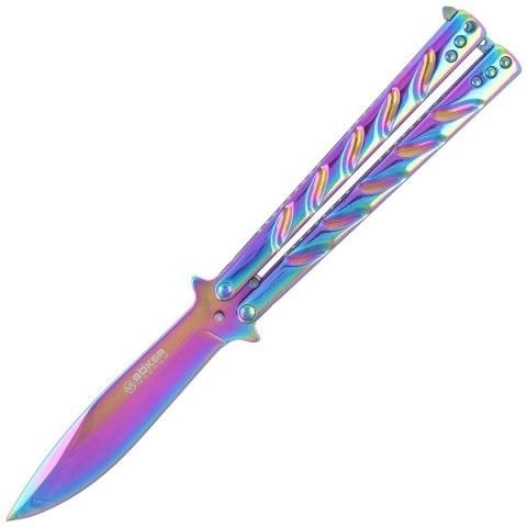 Nóż składany motylek Böker Magnum Balisong Rainbow (06EX401) Böker GmbH & Co.