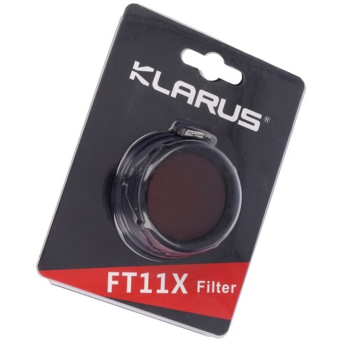 Filtr do latarek Klarus XT11X czerwony (FT11X RD) Klarus