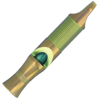 Gwizdek sygnalizacyjny We Knife Green Titanium z linką Paracord (A-05CP) WE Knife