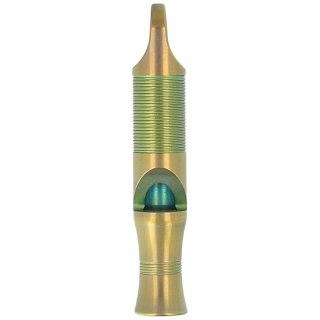 Gwizdek sygnalizacyjny We Knife Green Titanium z linką Paracord (A-05CP) WE Knife