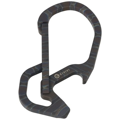 Karabińczyk CIVIVI Click Carabiner Keychain Multi-Tool, Flamed Titanium (CA-01B) Civivi by WE Knife