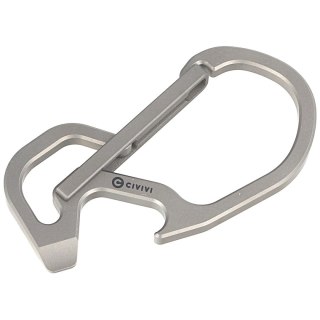 Karabińczyk CIVIVI Click Carabiner Keychain Multi-Tool, Gray Titanium (CA-01A) Civivi by WE Knife