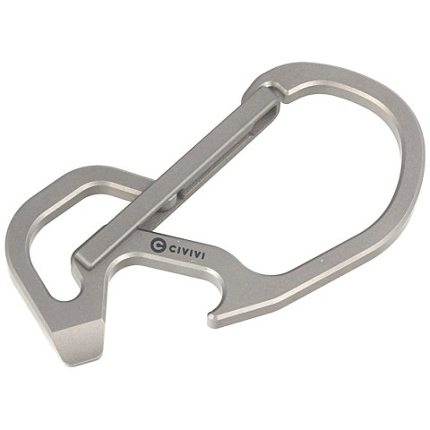 Karabińczyk CIVIVI Click Carabiner Keychain Multi-Tool, Gray Titanium (CA-01A) Civivi by WE Knife