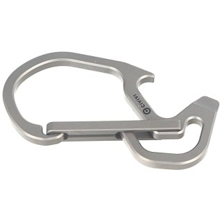 Karabińczyk CIVIVI Click Carabiner Keychain Multi-Tool, Gray Titanium (CA-01A) Civivi by WE Knife