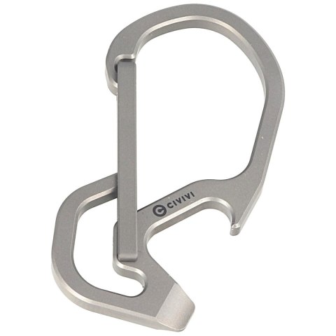 Karabińczyk CIVIVI Click Carabiner Keychain Multi-Tool, Gray Titanium (CA-01A) Civivi by WE Knife